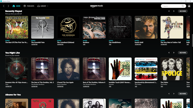 Amazon Music Unlimited screenshot