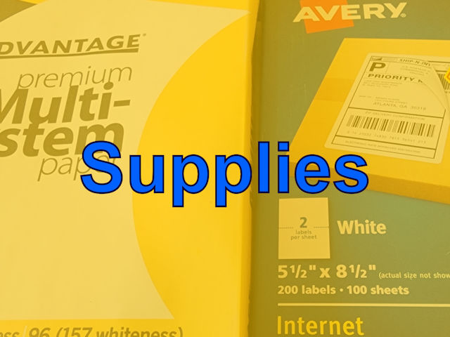 Supplies Section